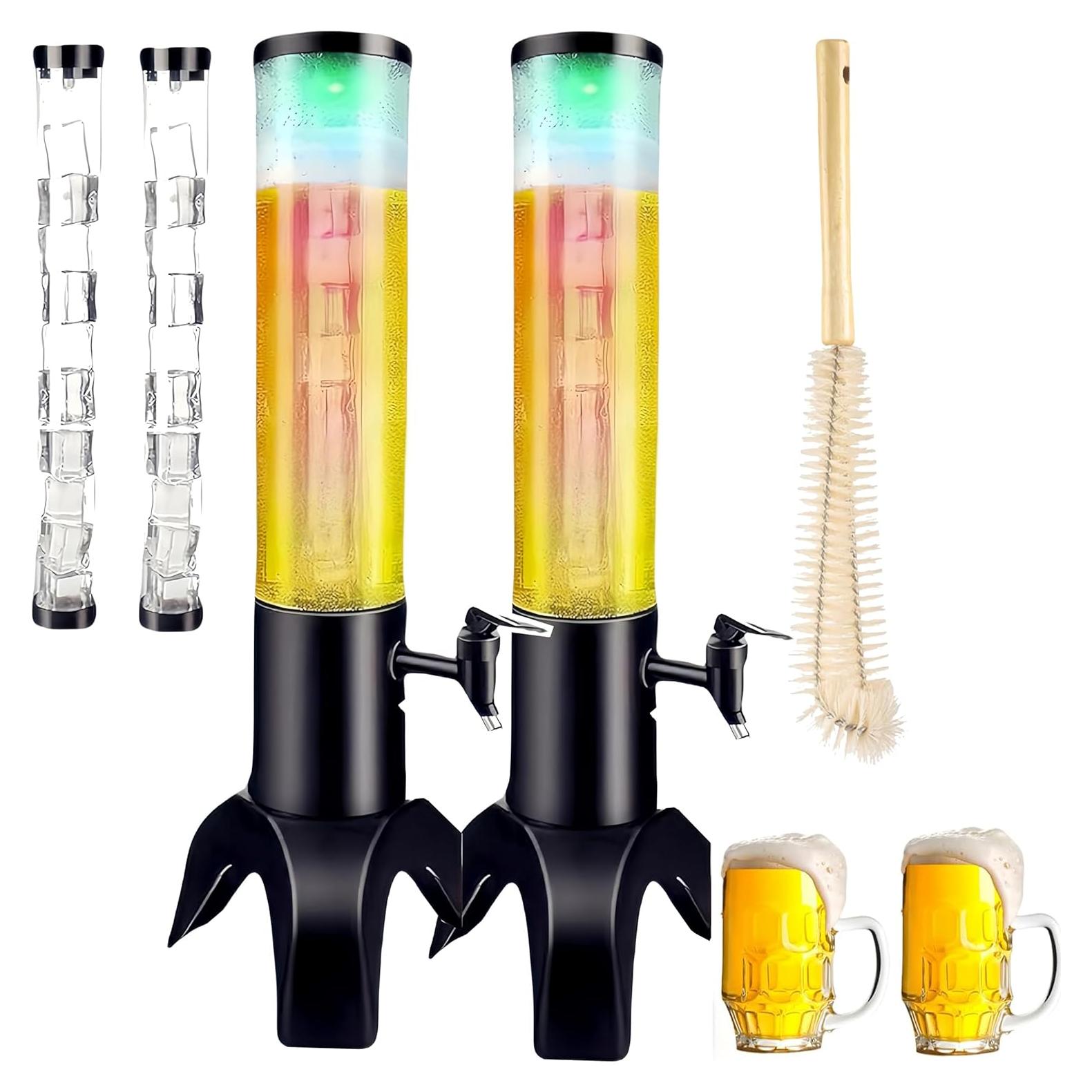Dispensador de Bebidas Ediactcyl 1.5L con Luz LED y Hielo