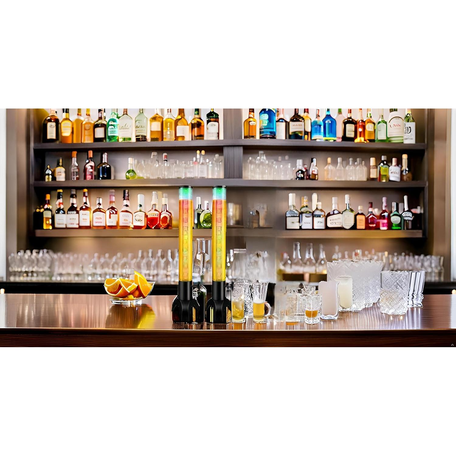 Dispensador de Bebidas Ediactcyl 1.5L con Luz LED y Hielo