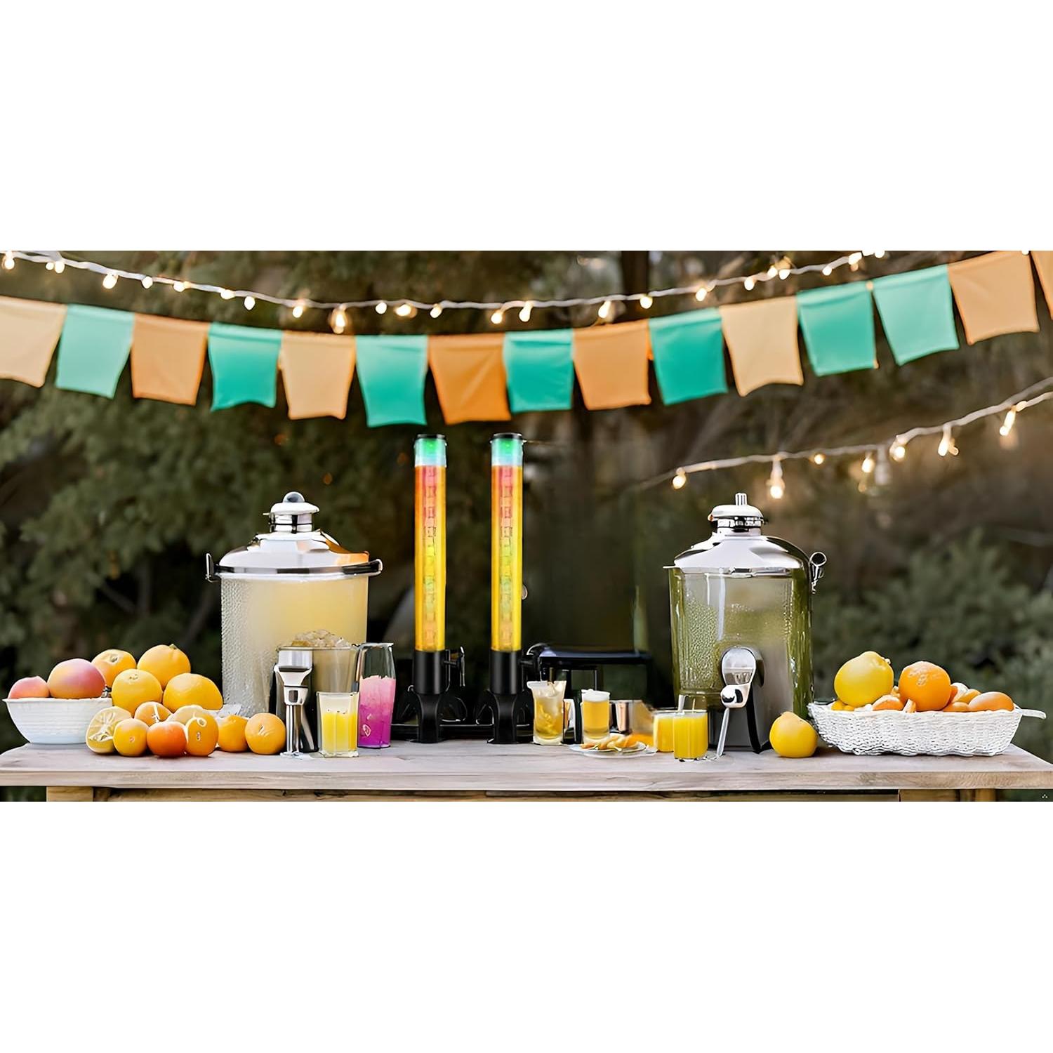 Dispensador de Bebidas Ediactcyl 1.5L con Luz LED y Hielo