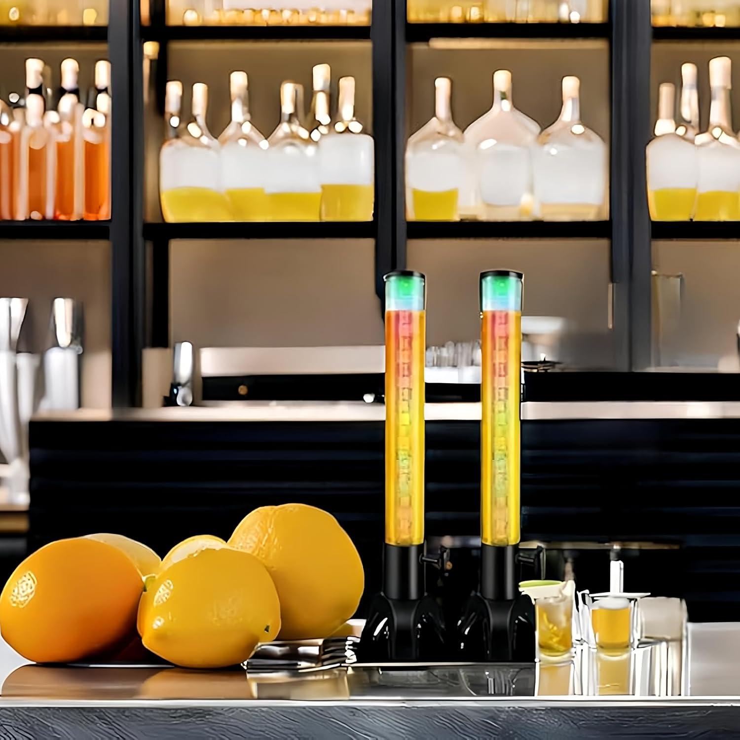 Dispensador de Bebidas Torre Ediactcyl 1.5L con Luz LED