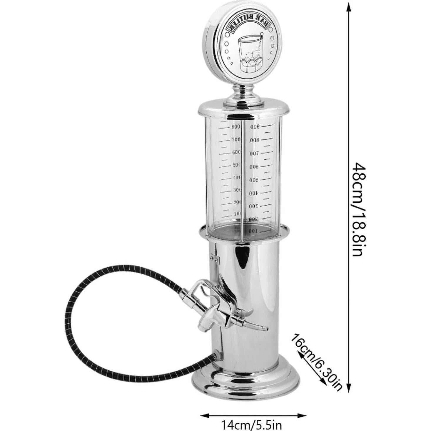 Dispensador de Cerveza en Torre Tiiyee 1000ml Moderno Plata
