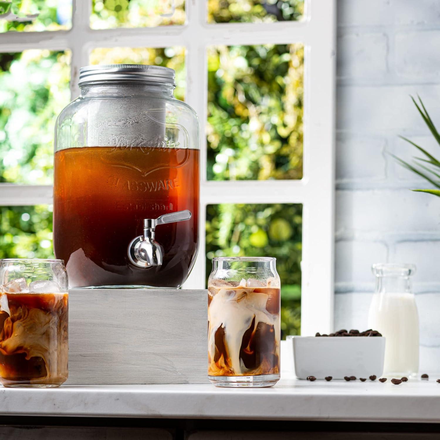 Cafetera Cold Brew Le'raze 1 Galón con Filtro Acero Inoxidable