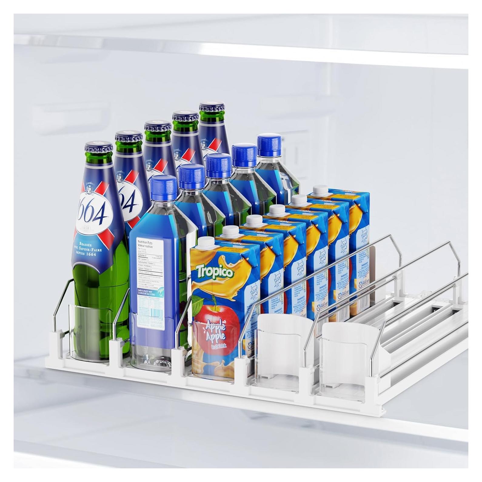 Organizador de Bebidas Dayacoco 5 Filas Ajustable para Nevera