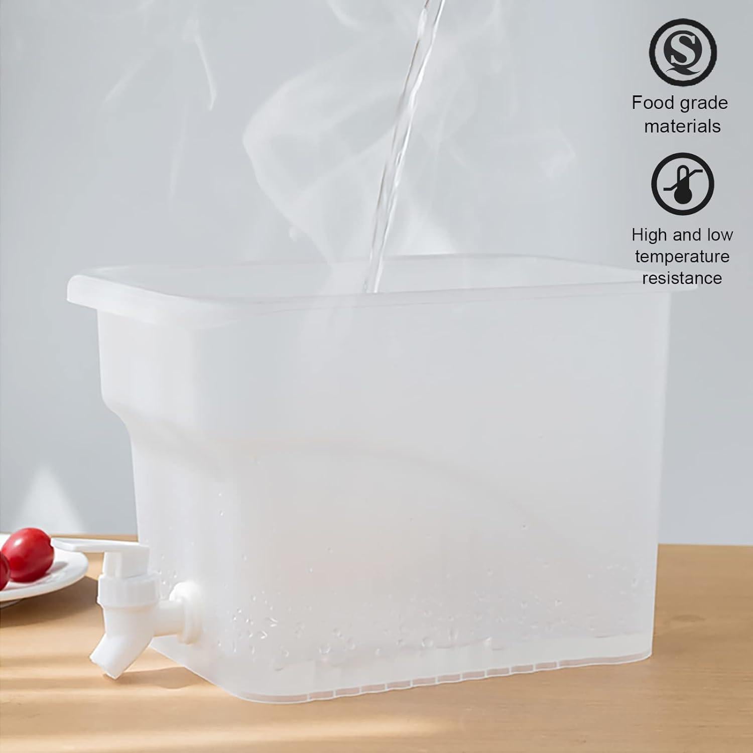 Set 2 Dispensadores de Bebidas 4.9L AiSmRu Plástico a Prueba de Fugas