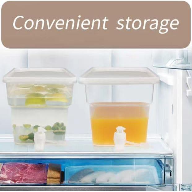 Set 2 Dispensadores de Bebidas 4.9L AiSmRu Plástico a Prueba de Fugas