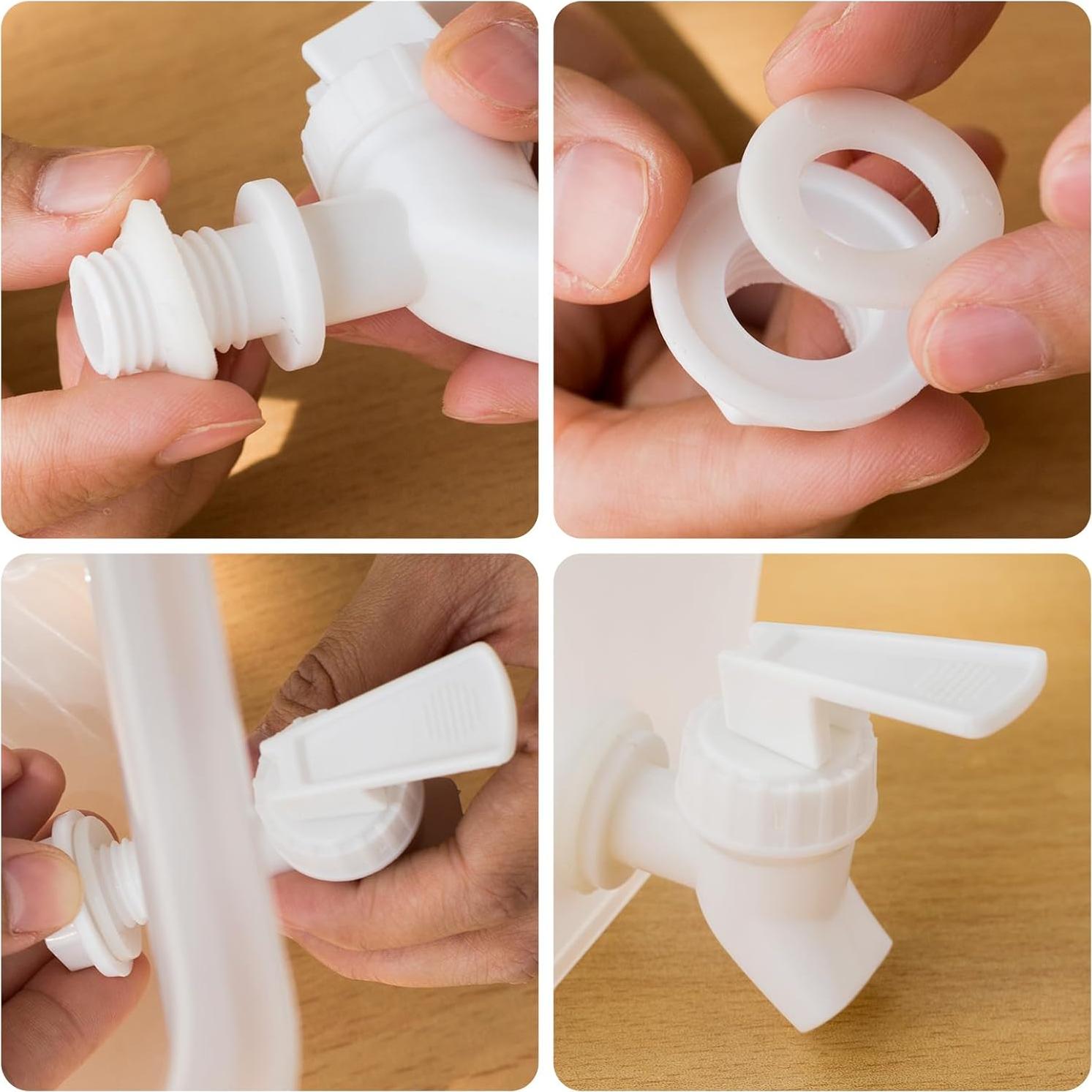 Set 2 Dispensadores de Bebidas 4.9L AiSmRu Plástico a Prueba de Fugas