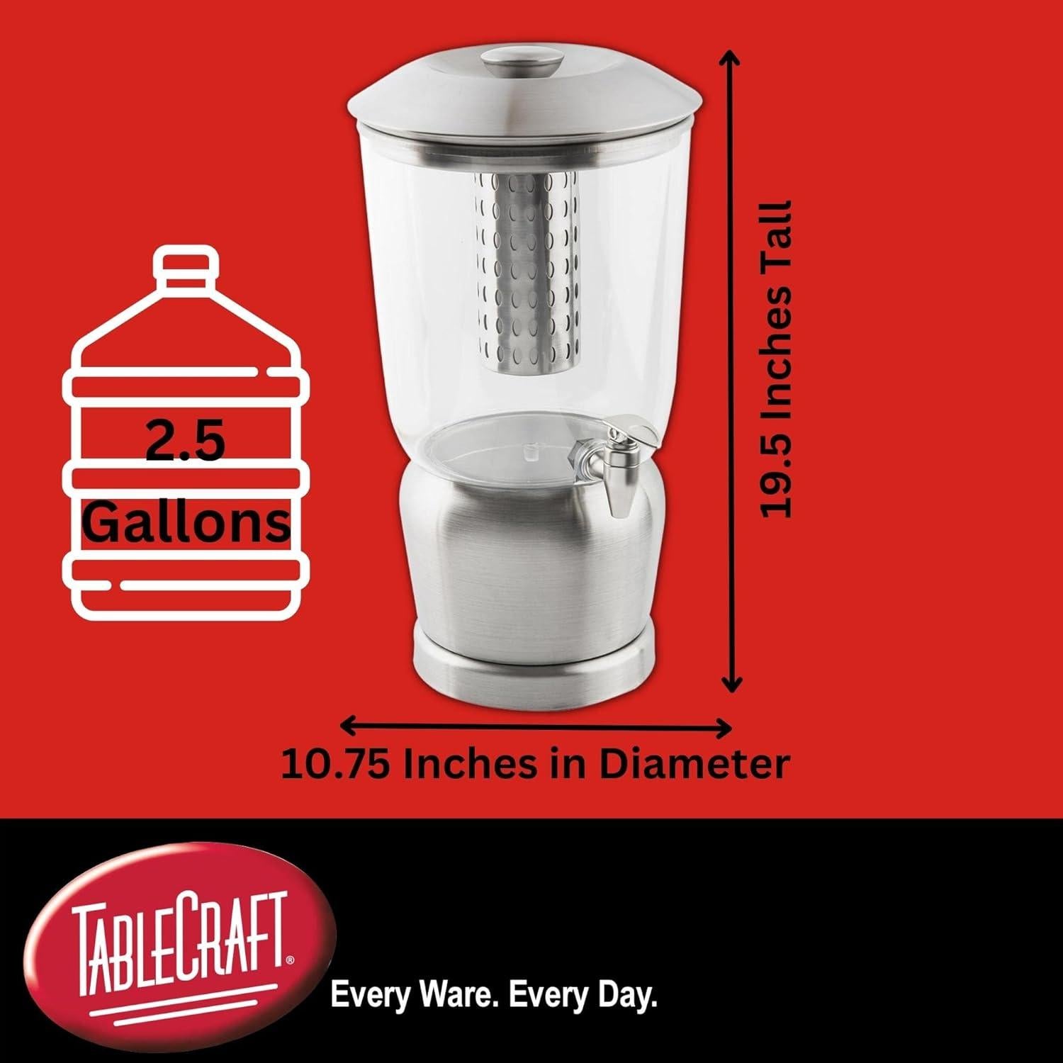 Dispensador de Bebidas TableCraft 75 de 9.5 Litros con Infusor