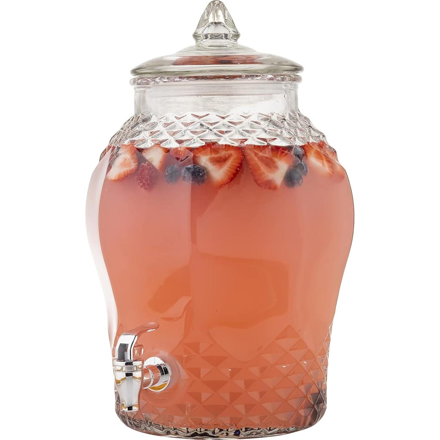 Dispensador de Bebidas TableCraft 10699 7.57L Vidrio Decorativo