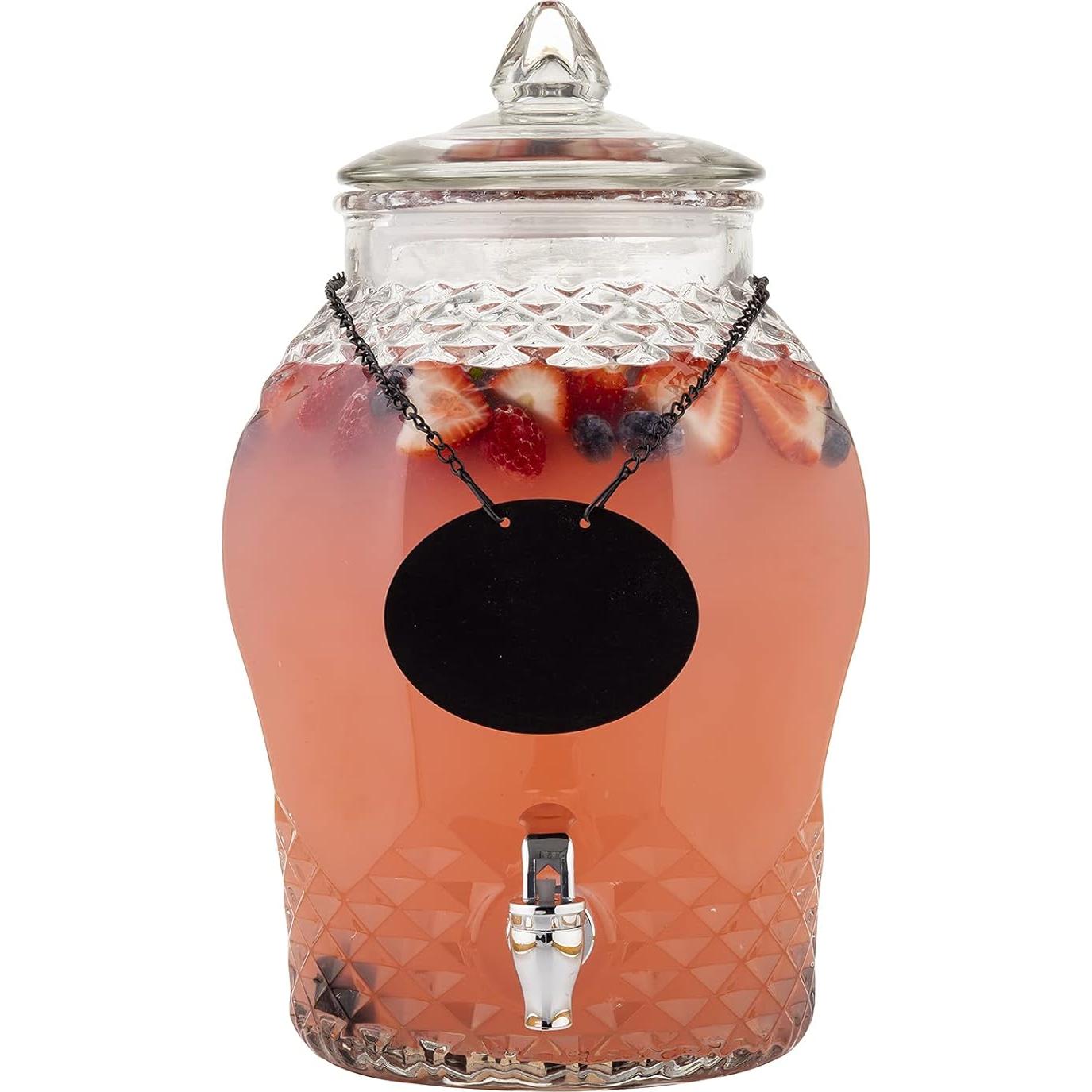 Dispensador de Bebidas TableCraft 10699 7.57L Vidrio Decorativo