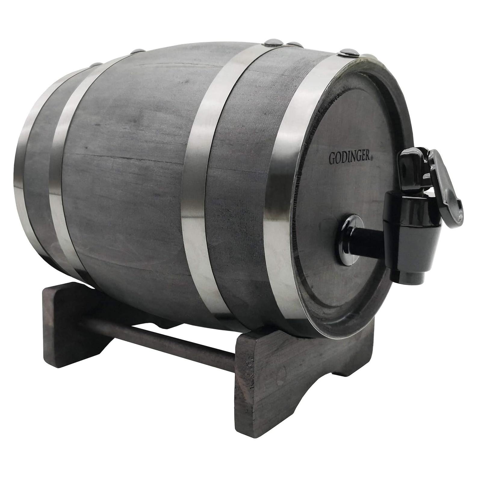 Dispensador de Licor Godinger Barrel de Madera 800ml