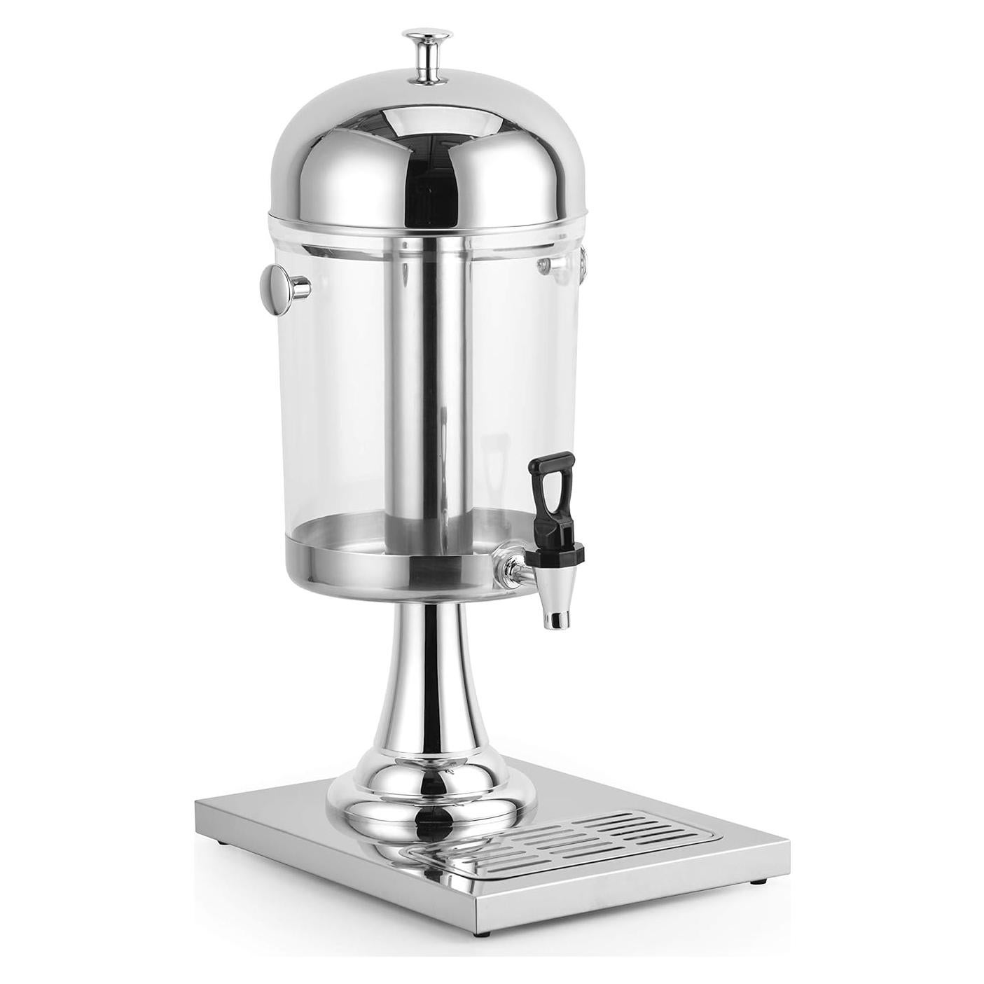 Dispensador de Bebidas 8.3L con Hielo Central y Bandeja - Fácil Limpieza