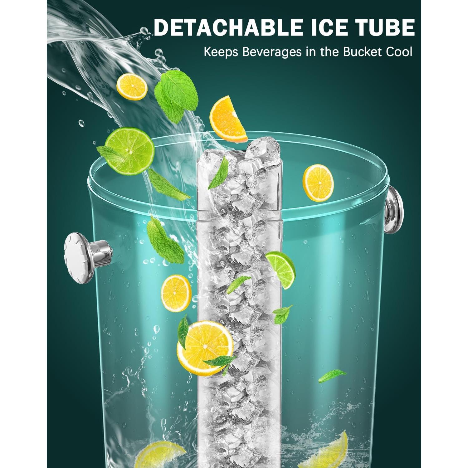 Dispensador de Bebidas 2 Galones TTFDBU Acero Inoxidable Frío y Caliente