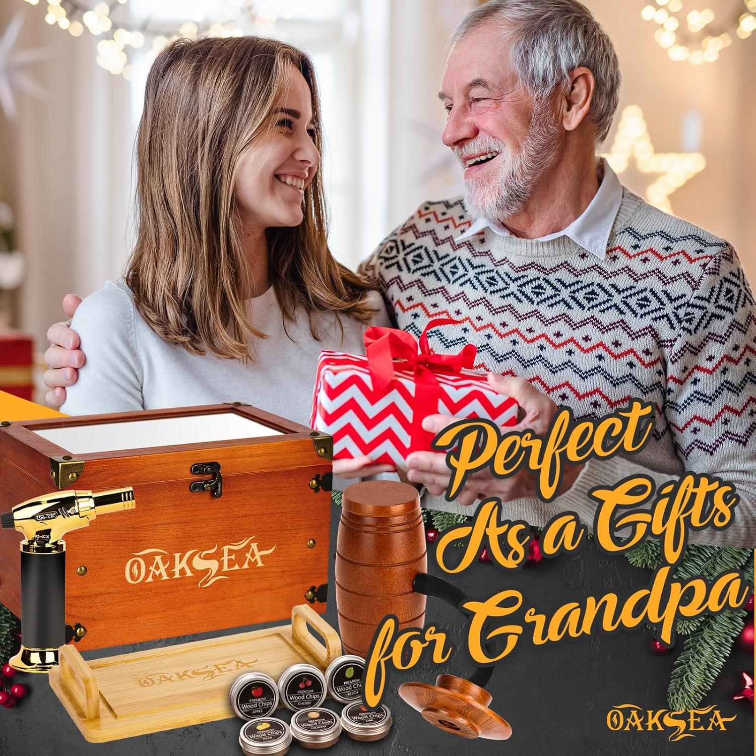 Kit de Ahumador de Whisky con Bandeja y Chips de Madera