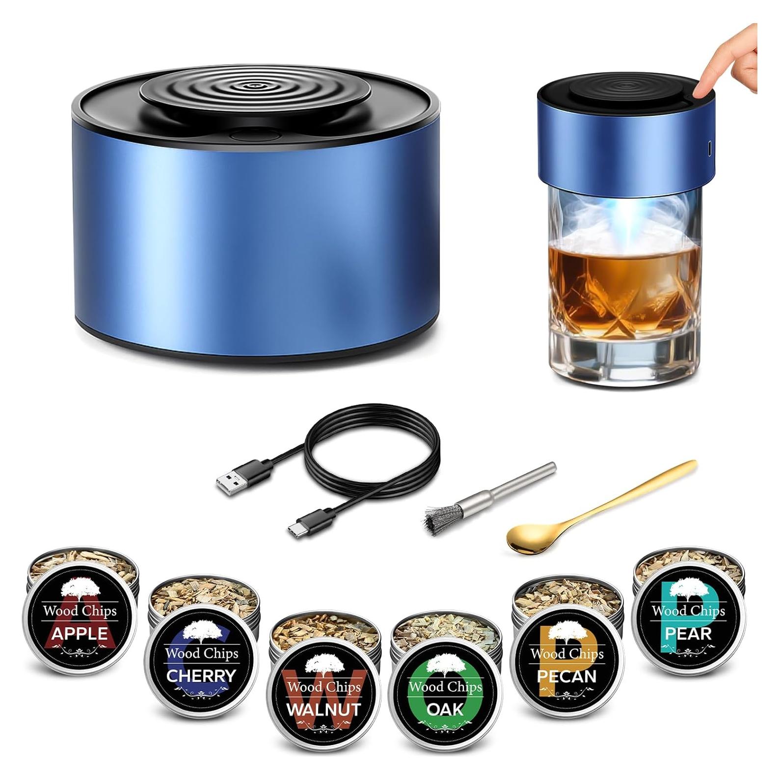 Ahumador Eléctrico de Whisky ABESTME con 6 Astillas de Madera