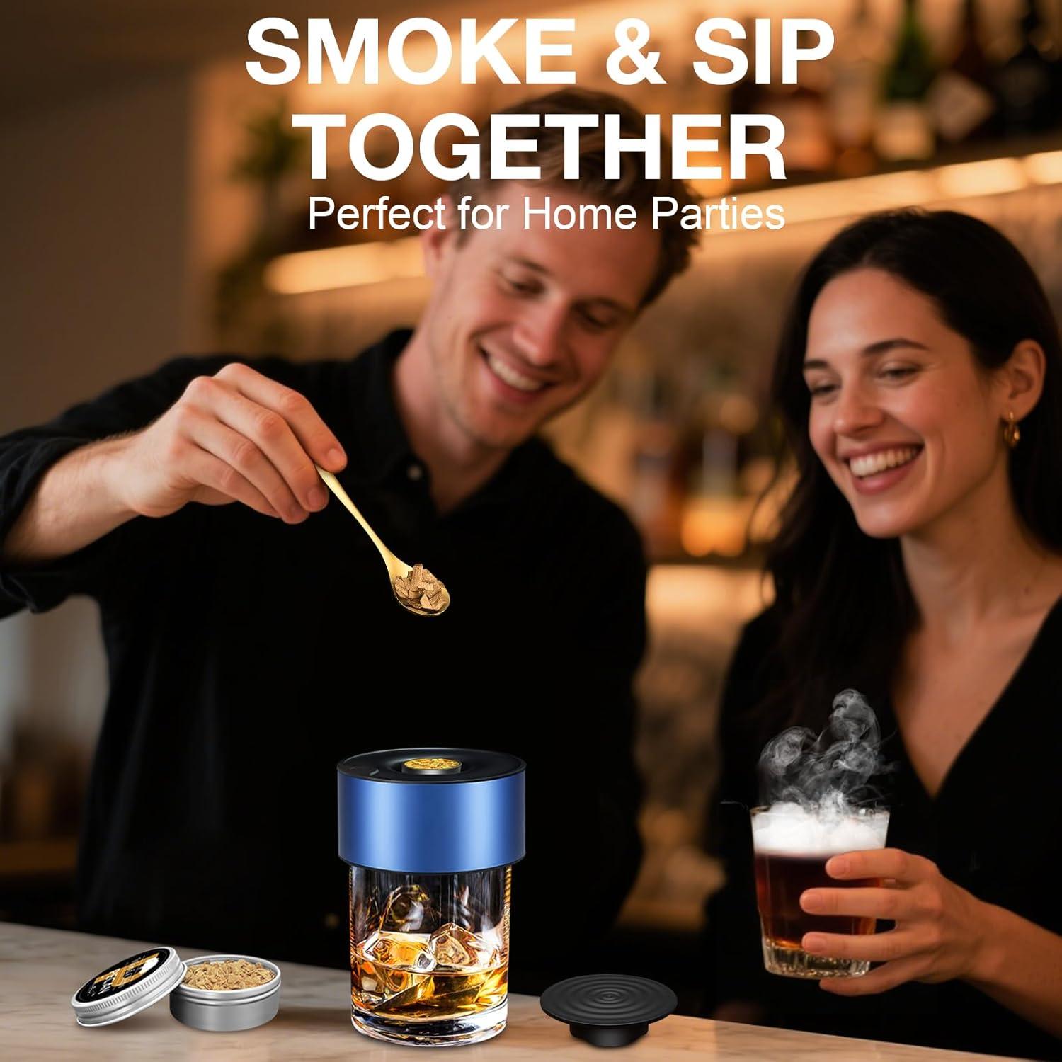 Ahumador Eléctrico de Whisky ABESTME con 6 Astillas de Madera