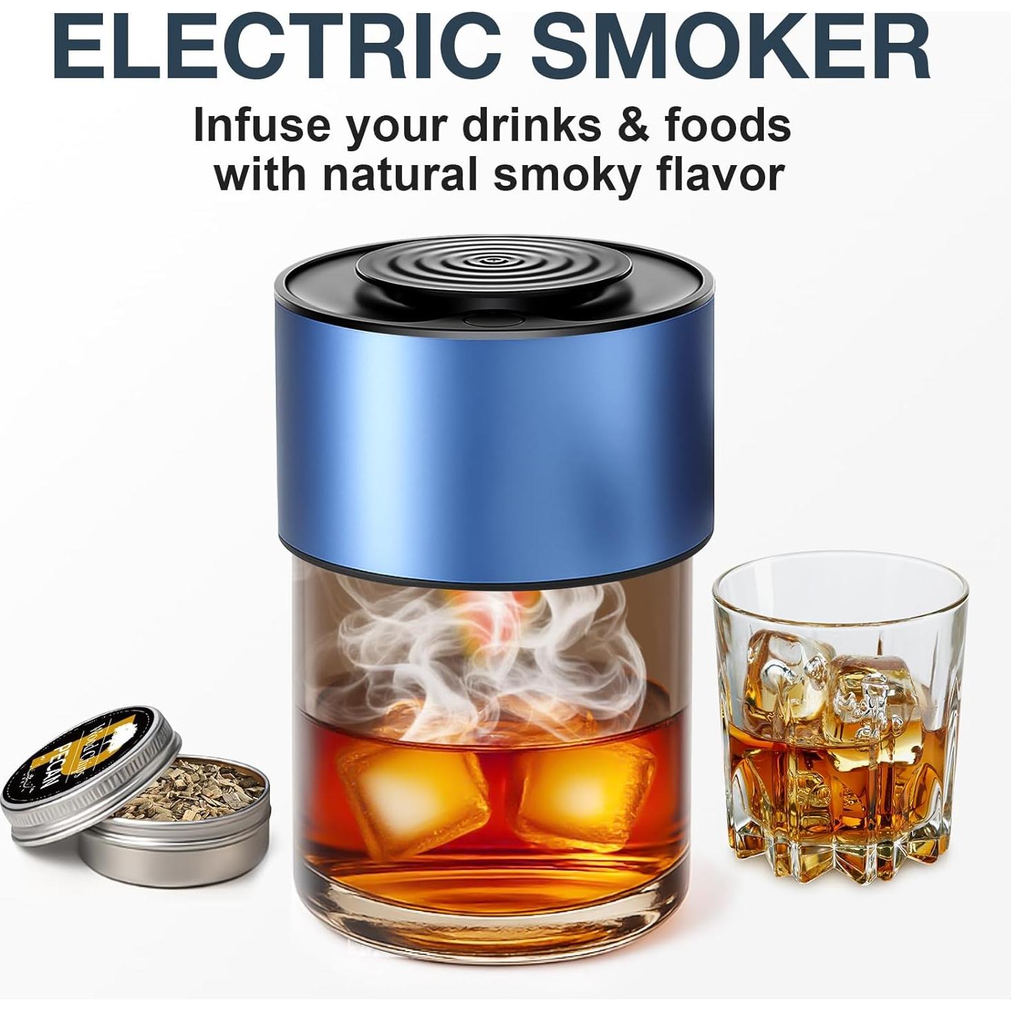 Ahumador Eléctrico de Whisky ABESTME con 6 Astillas de Madera