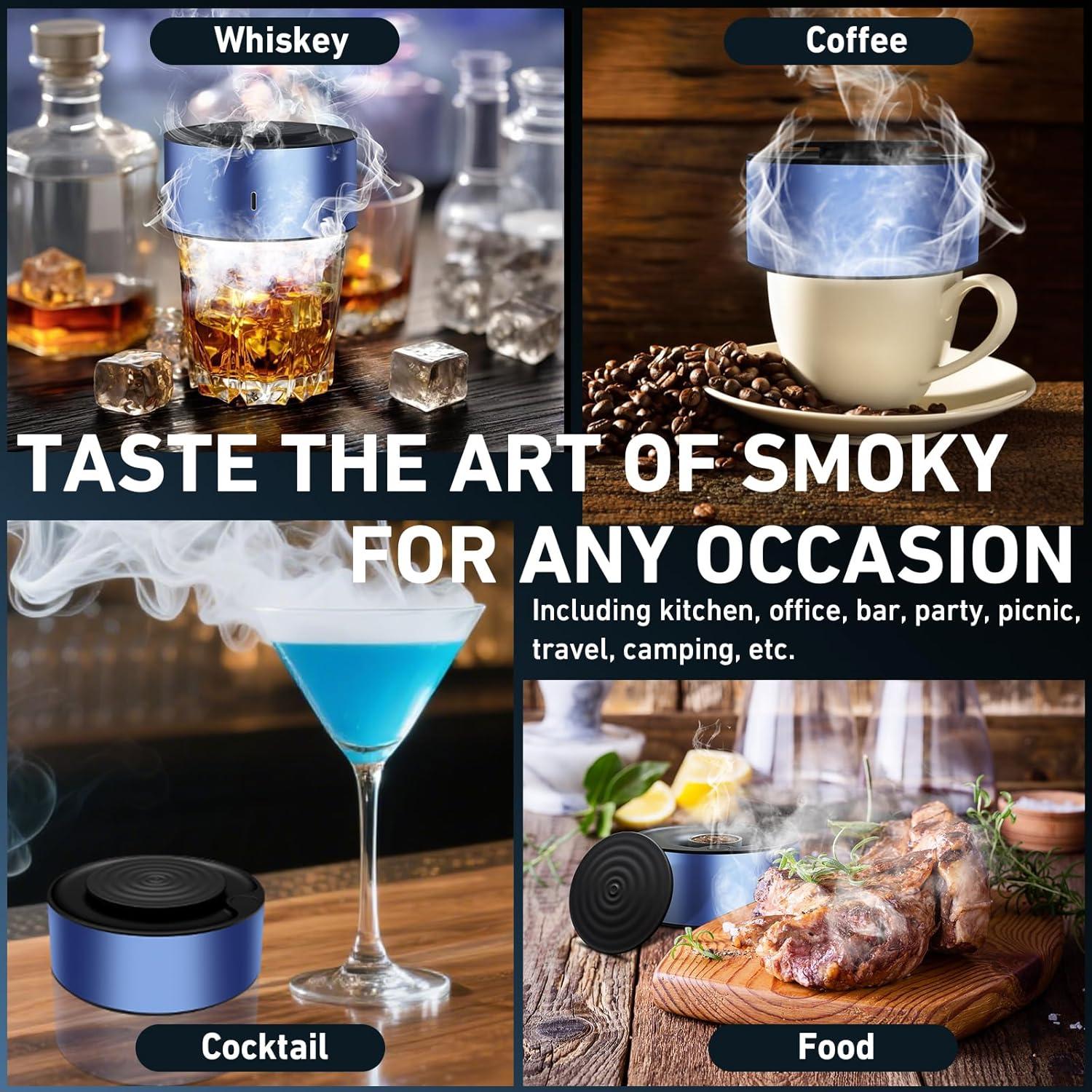 Ahumador Eléctrico de Whisky ABESTME con 6 Astillas de Madera