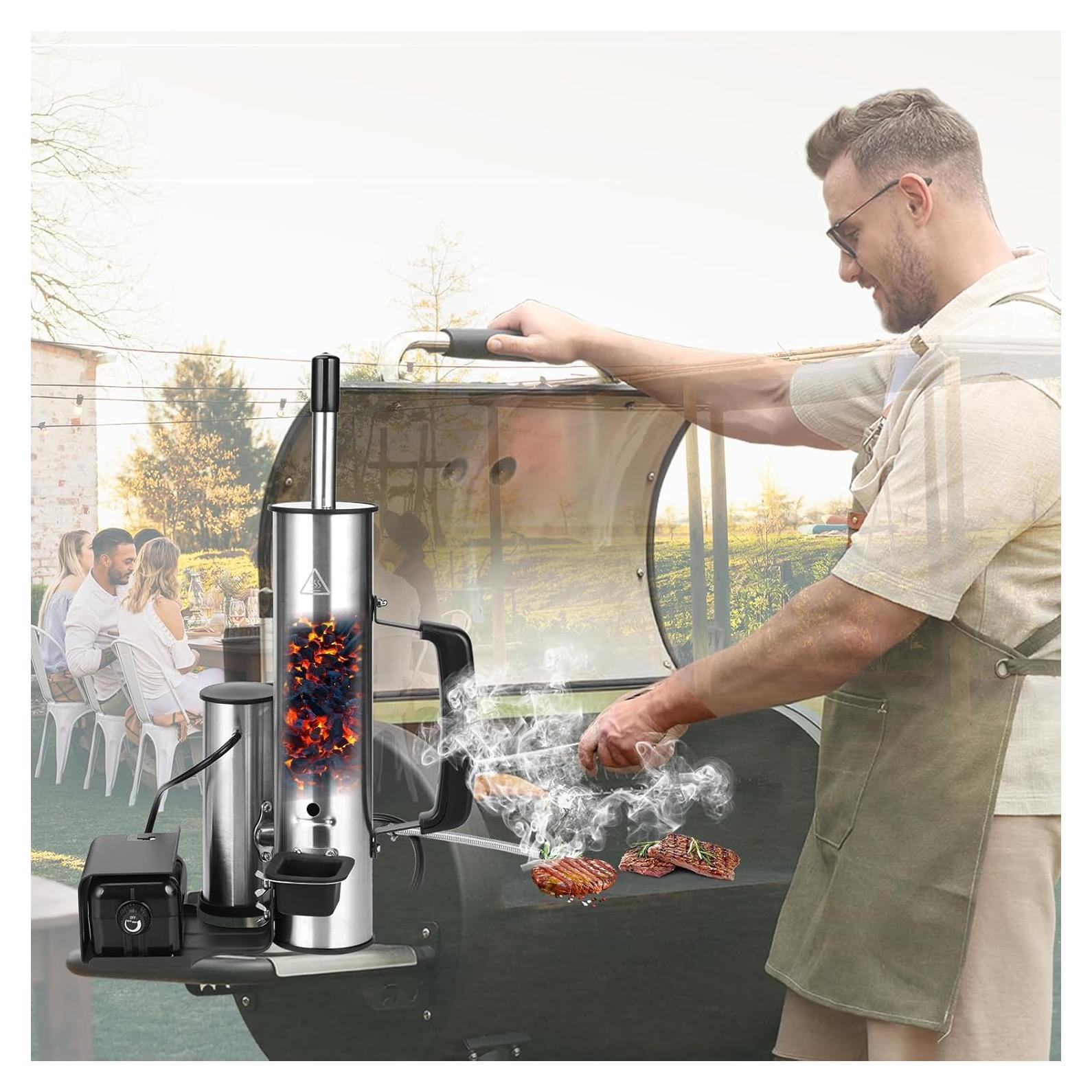 Generador de Humo Frío EUTRKei, Tubo de Acero Inoxidable 35.56cm