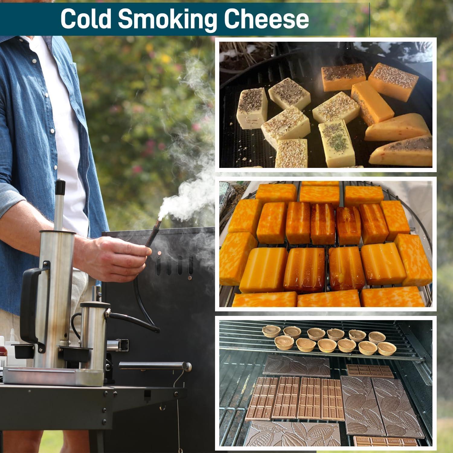 Generador de Humo Frío EUTRKei, Tubo de Acero Inoxidable 35.56cm