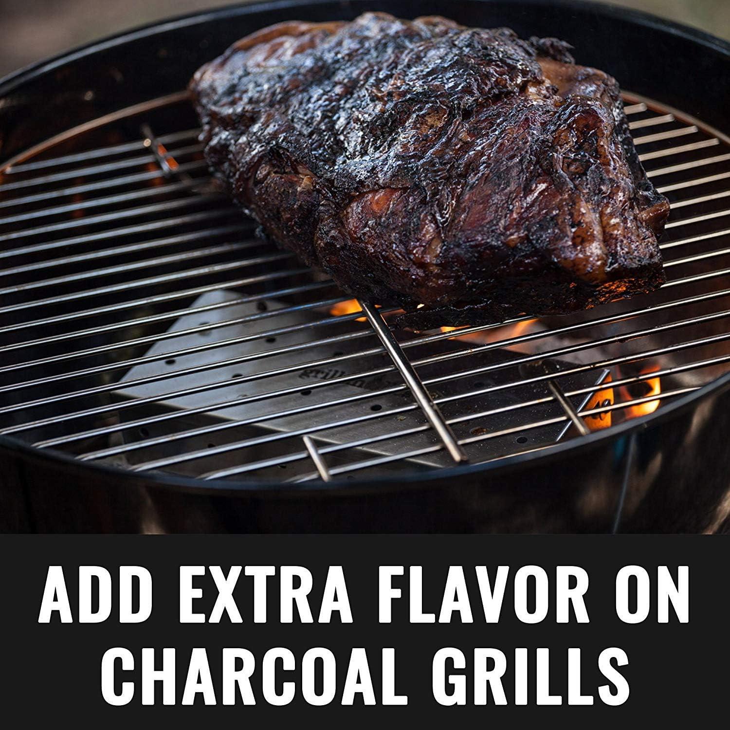 Caja de Ahumado Grillaholics de Acero Inoxidable Grande