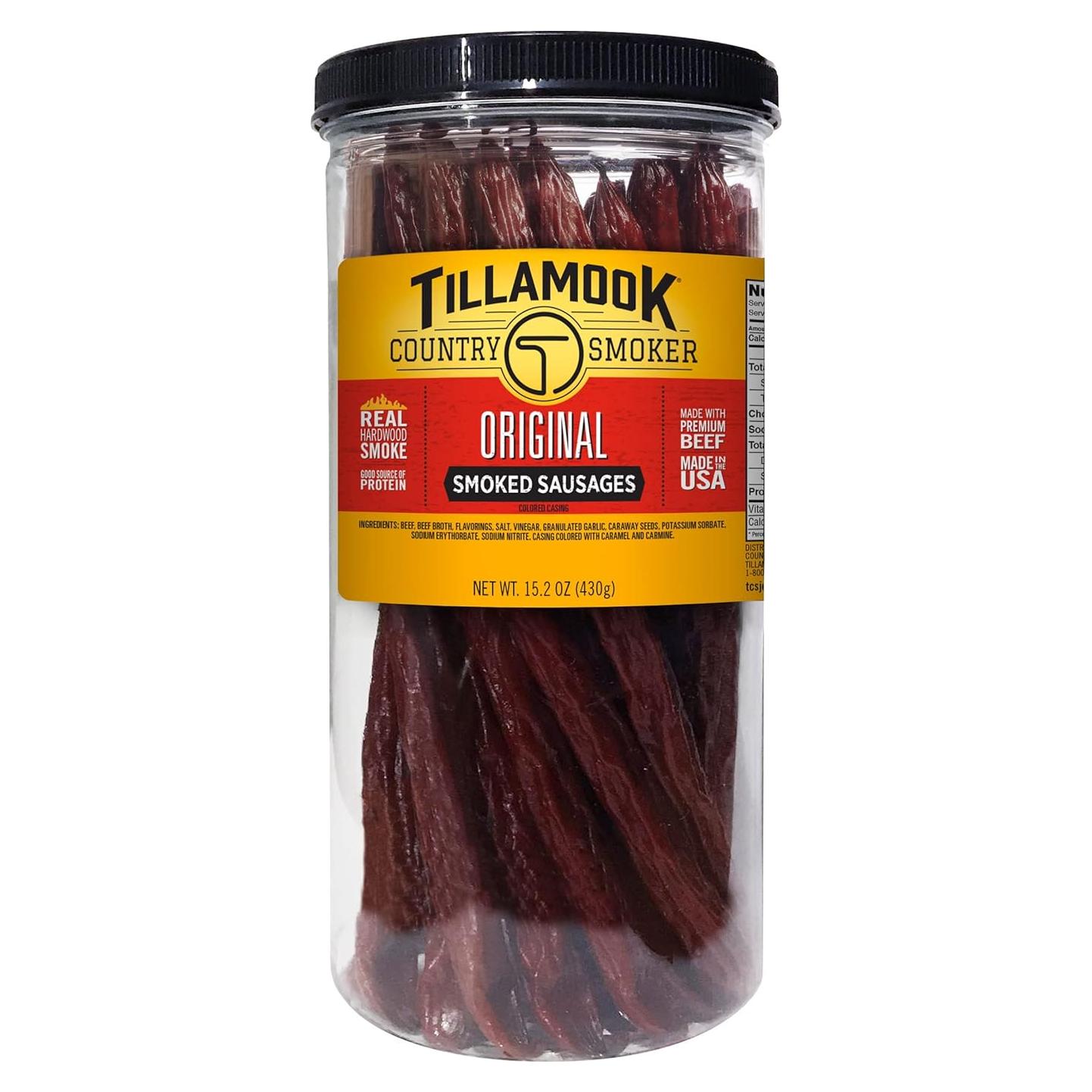 Salchichas Ahumadas de Res Tillamook Country Smoker 20 Unidades