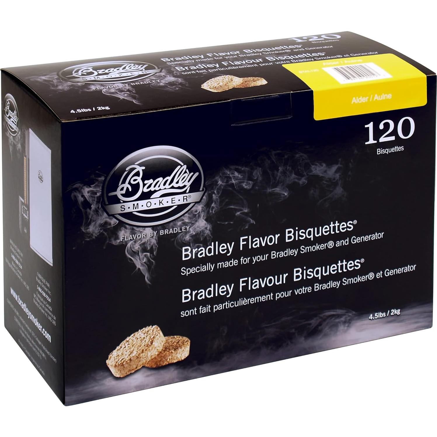 Bisquettes de Ahumado Bradley Aliso 120 unidades 1.81 kg