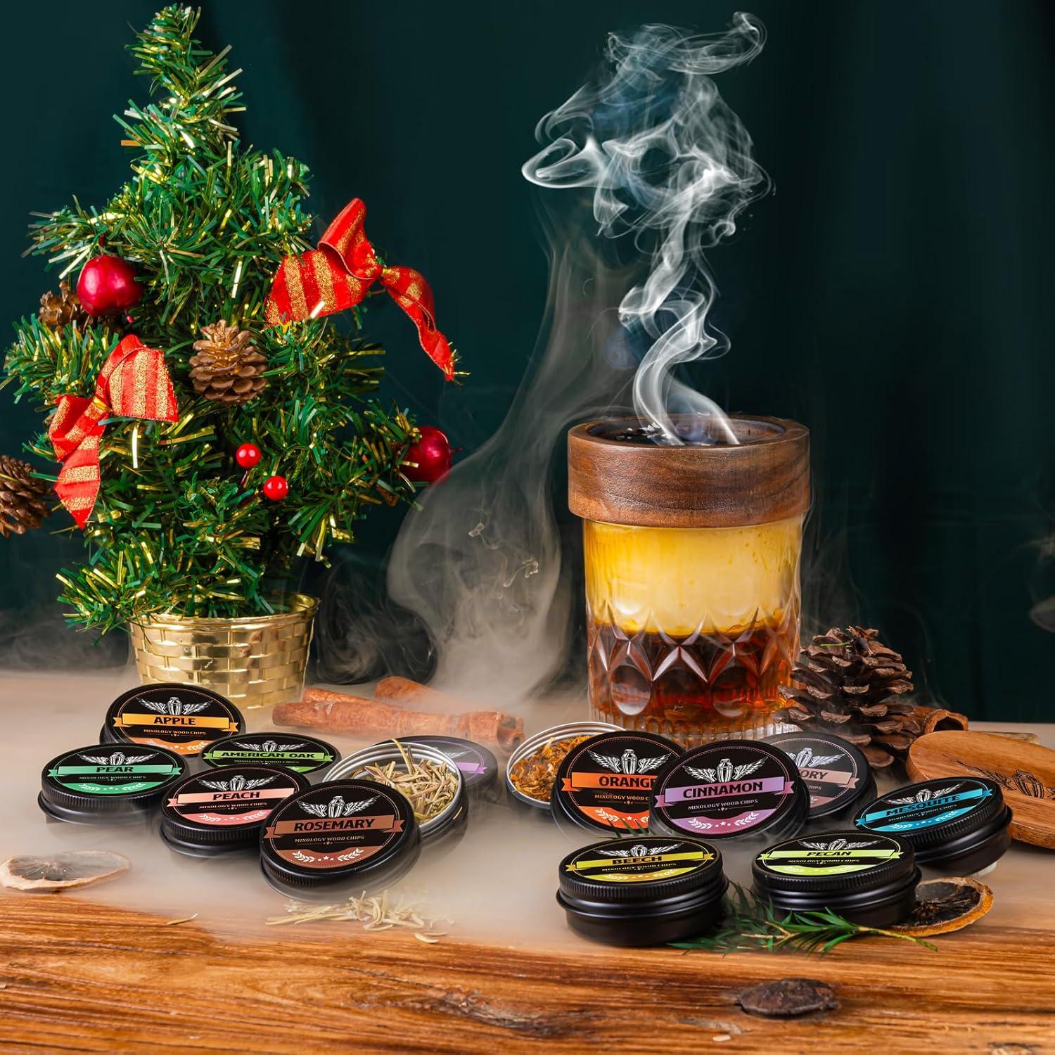 Astillas de Madera Natural para Ahumador INSISART - 12 Sabores