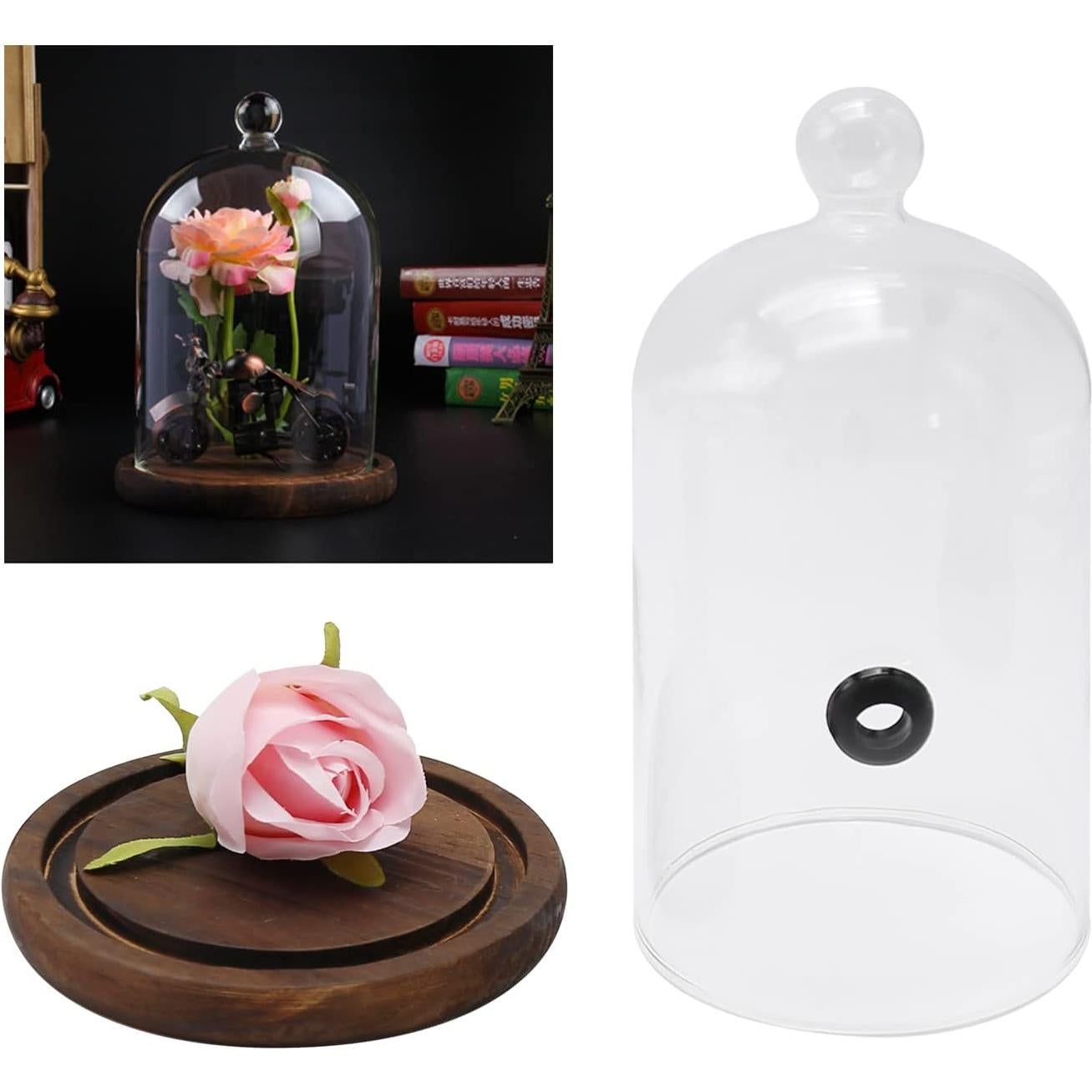 Campana Ahumadora MDEOOSKY con Base de Madera 28x19x17cm