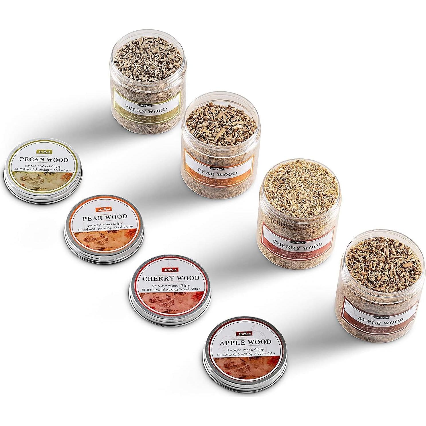 Chips de Madera para Ahumado Mitbak - Set de 4 Sabores 113.4 g