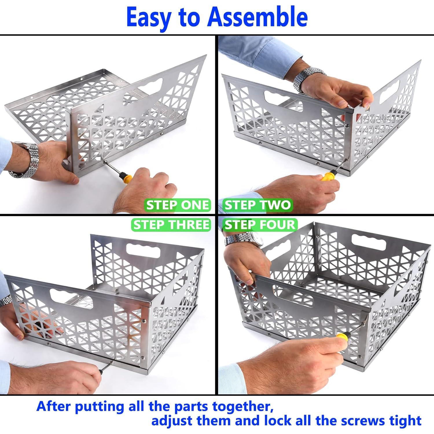 Cesta de Fuego de Carbón 30.48 cm Acero Inoxidable para Ahumador Oklahoma Joe