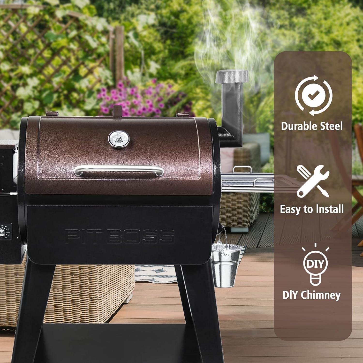 Chimenea de Parrilla de Pellet BMMXBI para Pit Boss 820/850