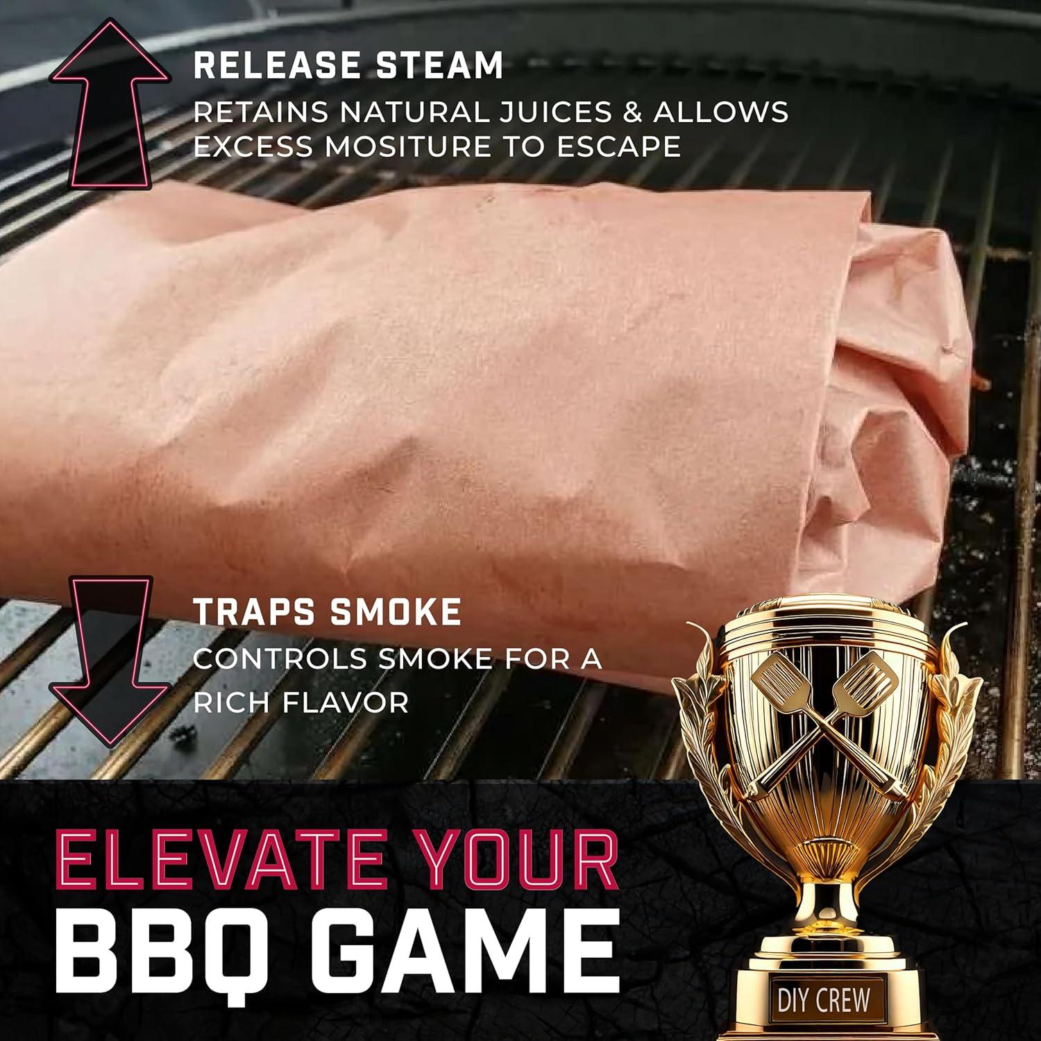 Papel de Carnicero Rosa DIY CREW 61 cm x 61 m Grado Alimenticio