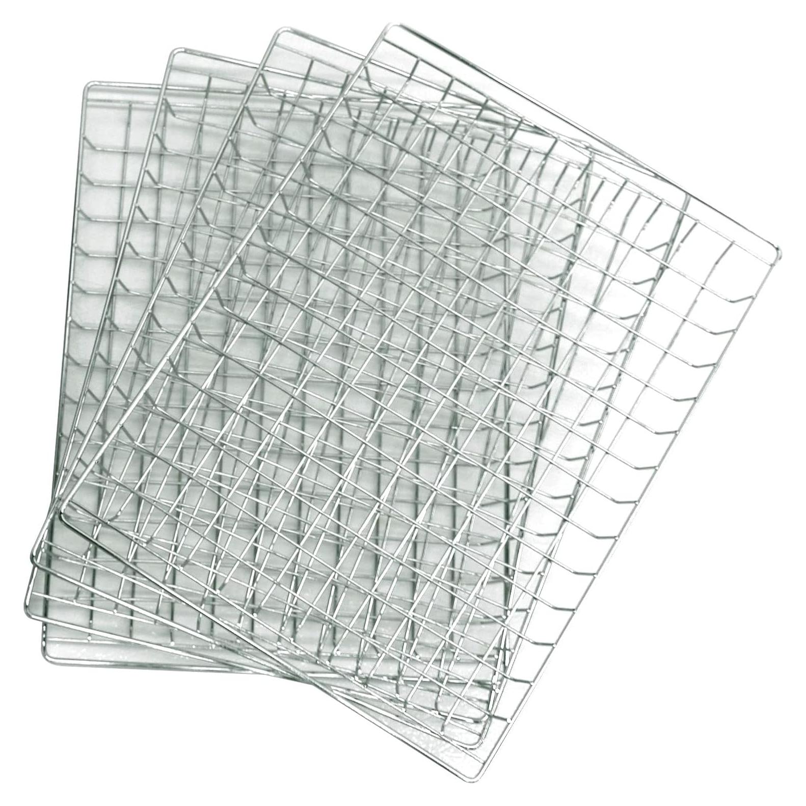 Conjunto de 4 rejillas de acero inoxidable Bradley Smoker 38x27cm