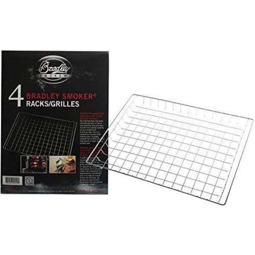 Conjunto de 4 rejillas de acero inoxidable Bradley Smoker 38x27cm