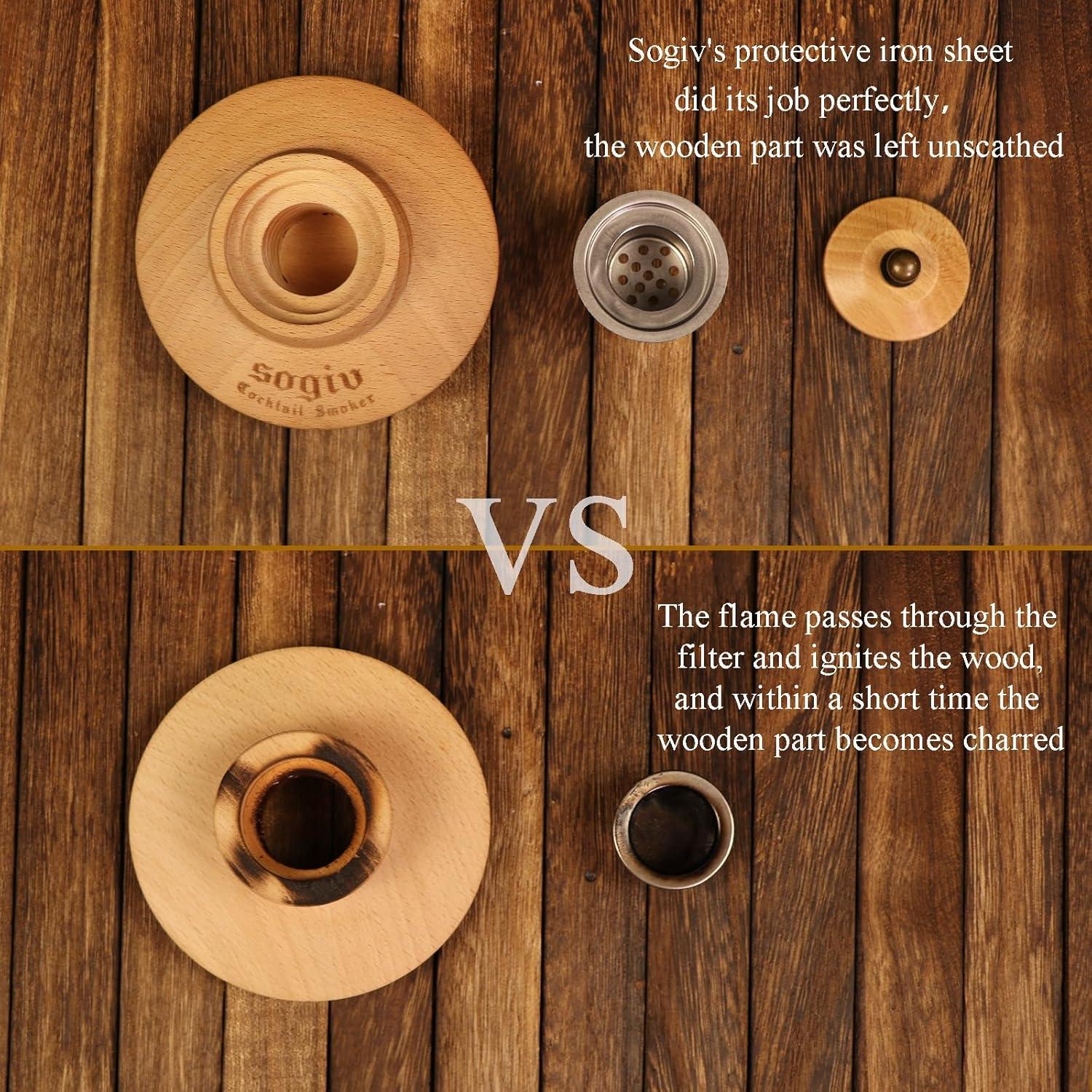 Kit de Ahumador de Cócteles Sogiv con Antorcha y 4 Sabores