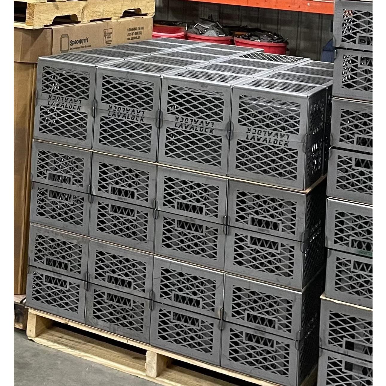 Canasta de Carbón LavaLock 30.48x25.4x15.24 cm - Pesada