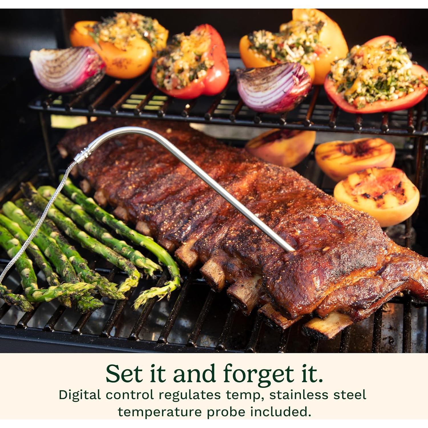 Parrilla y Ahumador de Pellets Cuisinart CPG-256 8 en 1