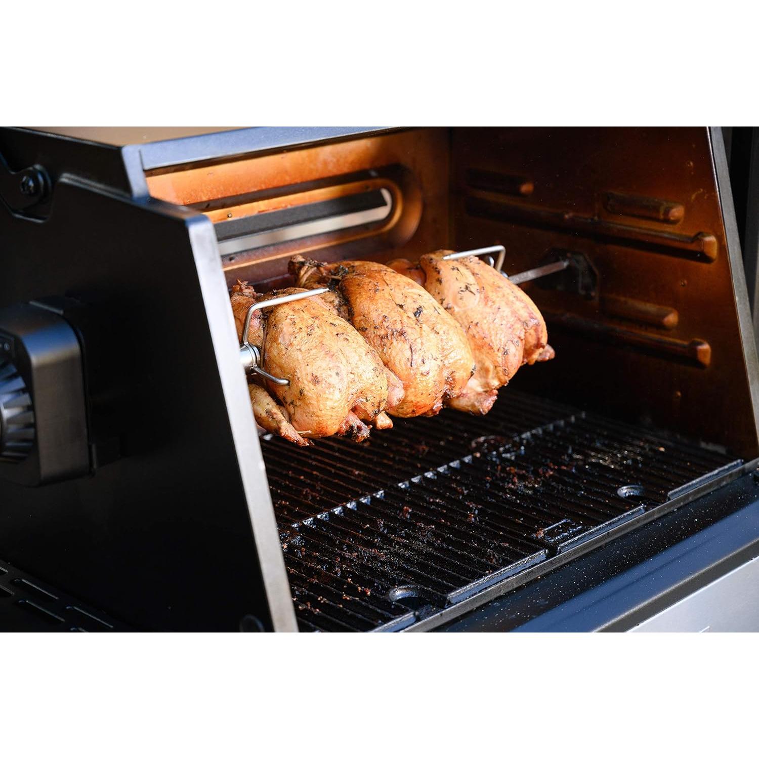 Kit de Rotisserie Masterbuilt Serie Gravity con Varillas Inoxidable
