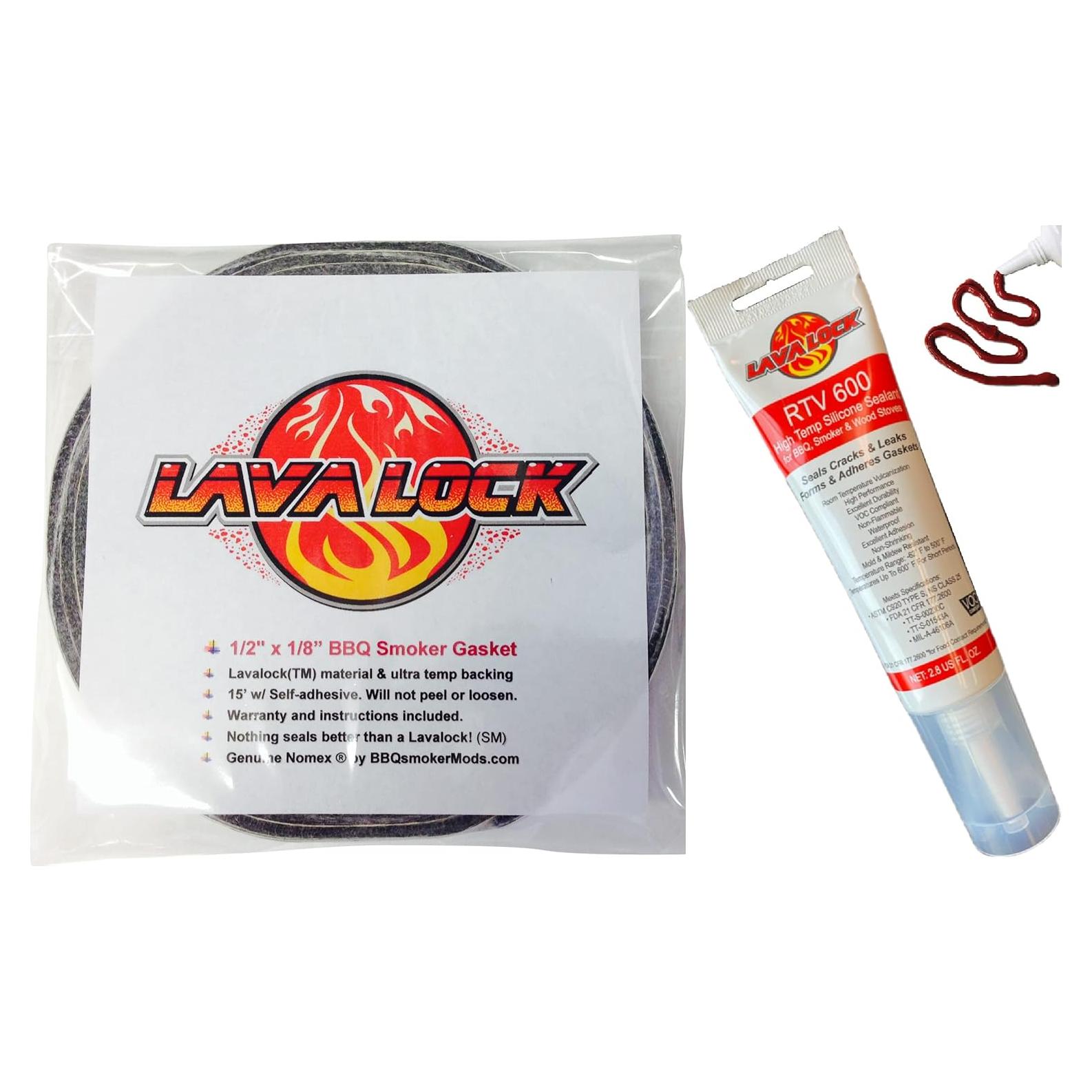 LavaLock Paquete PRO Junta Autoadhesiva 1.27 x 0.32 cm Gris