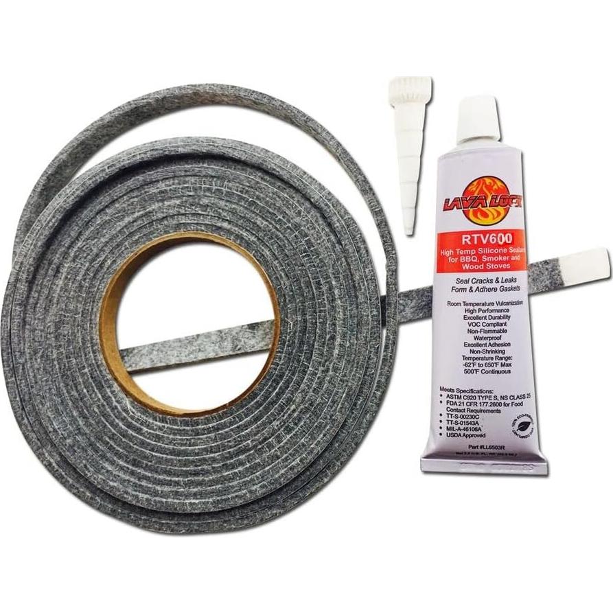 LavaLock Paquete PRO Junta Autoadhesiva 1.27 x 0.32 cm Gris