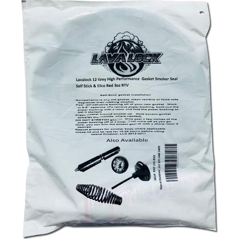 LavaLock Paquete PRO Junta Autoadhesiva 1.27 x 0.32 cm Gris