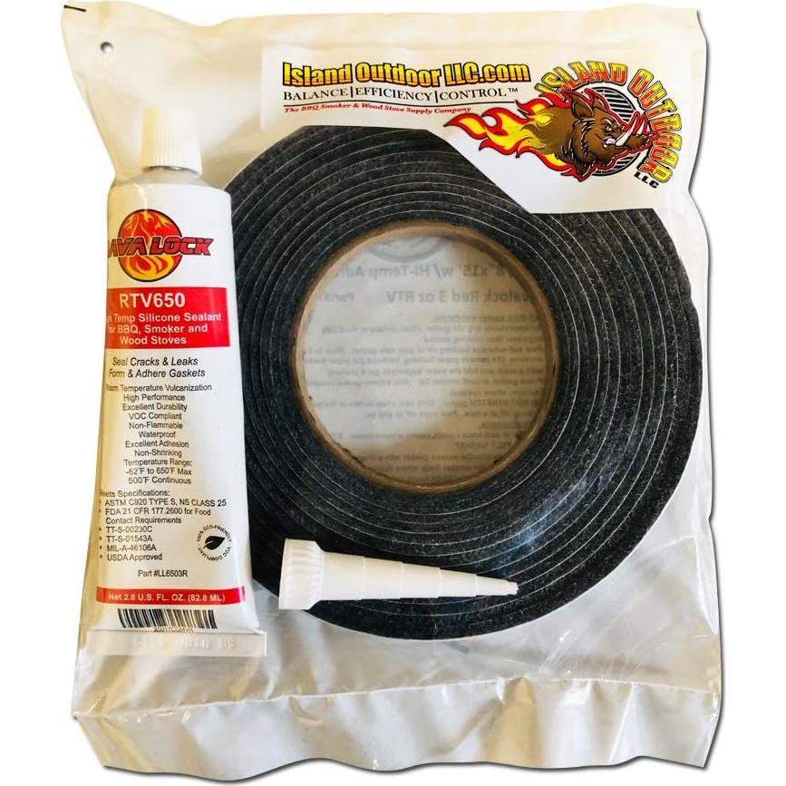 LavaLock Paquete PRO Junta Autoadhesiva 1.27 x 0.32 cm Gris