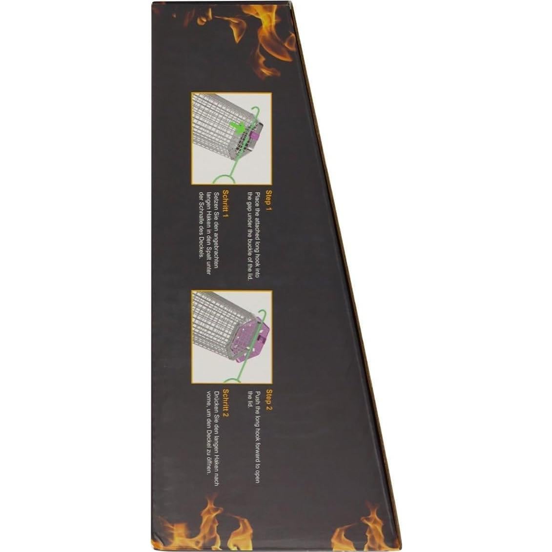 Juego de Cestas para Parrilla Ivtivfu Acero Inoxidable 304