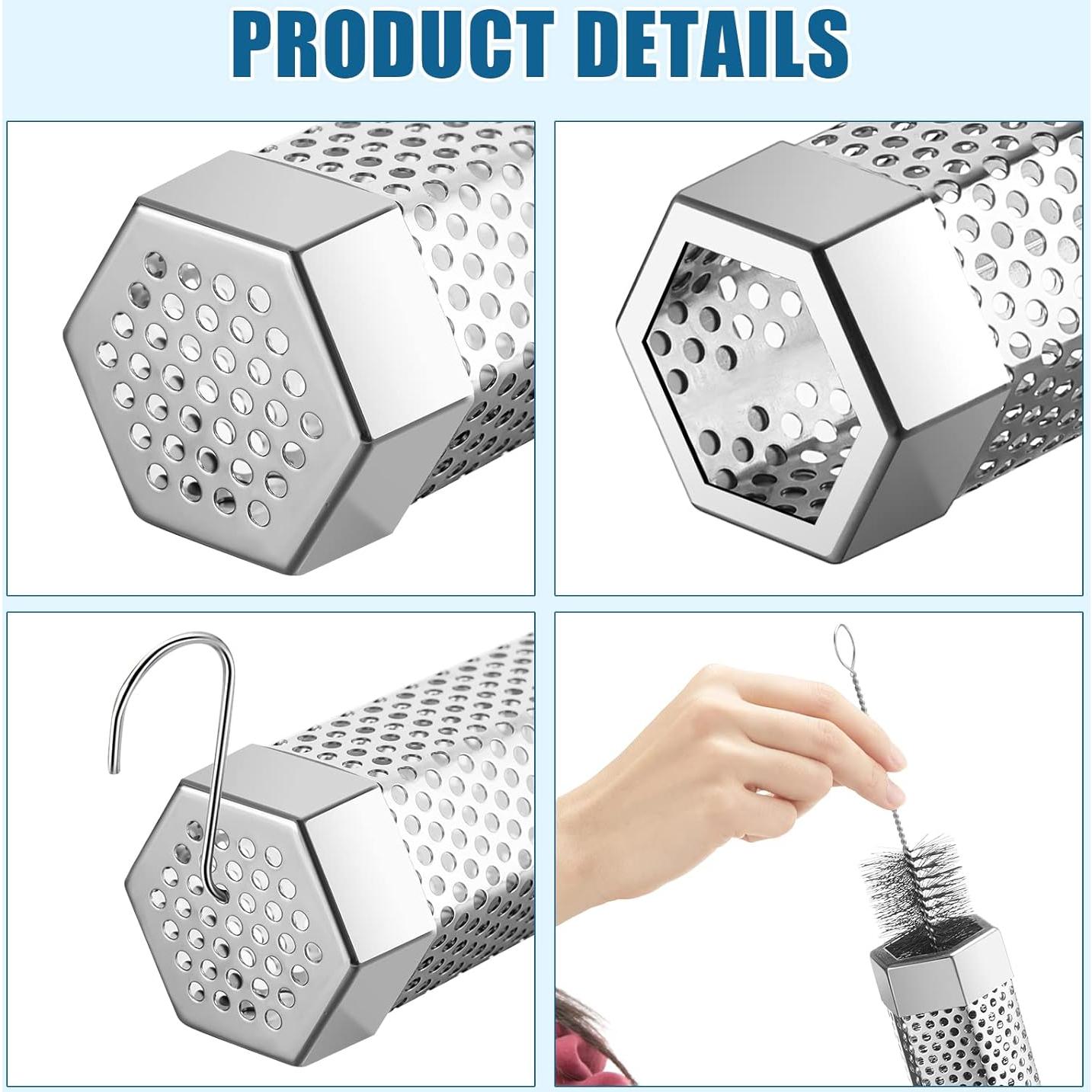 Tubo de Ahumador de Pellets Kenning 30.48 cm Acero Inoxidable