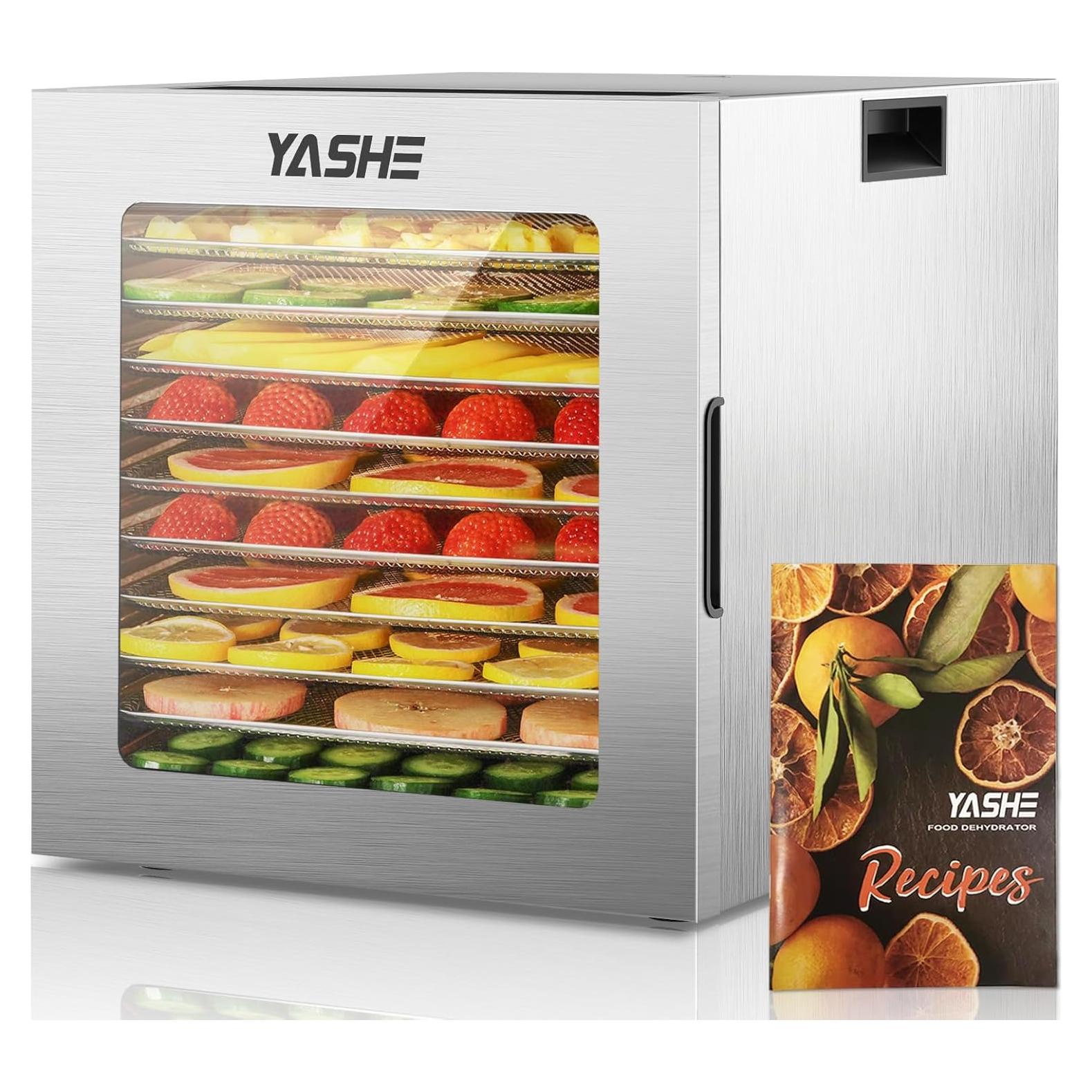 Deshidratadora de Alimentos YASHE FD-1013A 10 Bandejas 850W