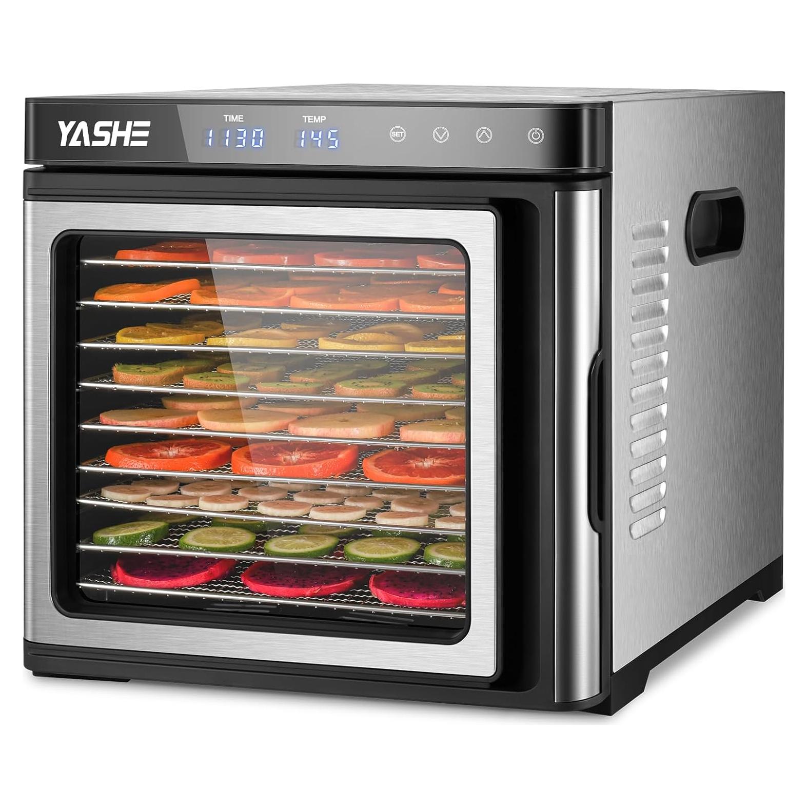 Deshidratadora de Alimentos YASHE GGJ-801 9 Bandejas 1000W
