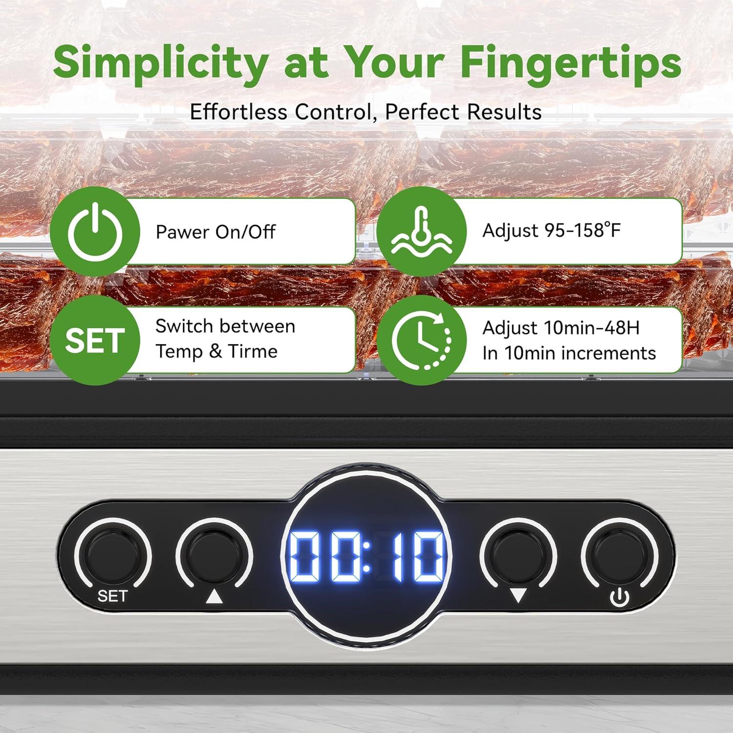 Deshidratador de Alimentos Konfintos KS904, 5 Bandejas, 400W