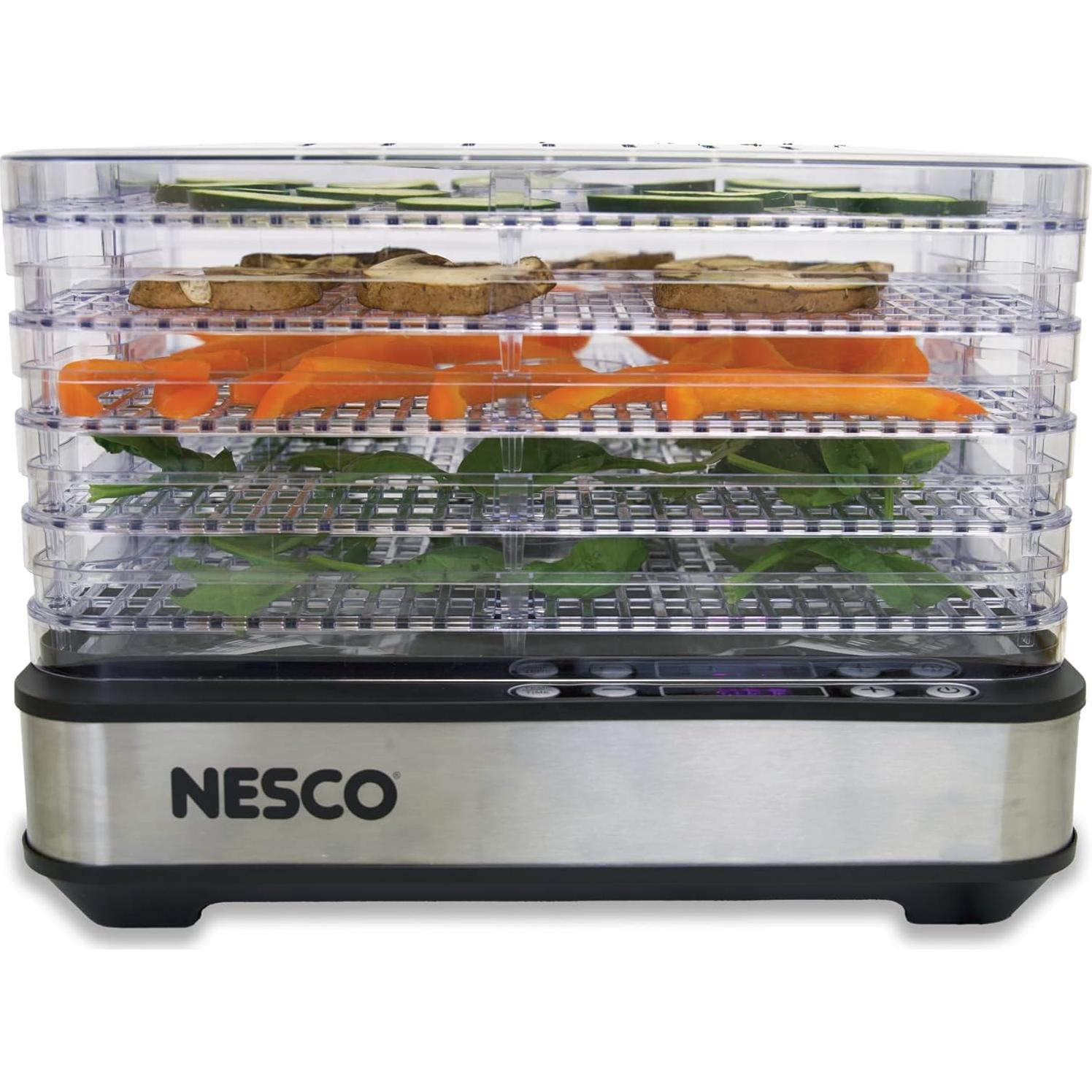 Deshidratador de Alimentos NESCO FD-5TC - 5 Bandejas Sin BPA, 420W