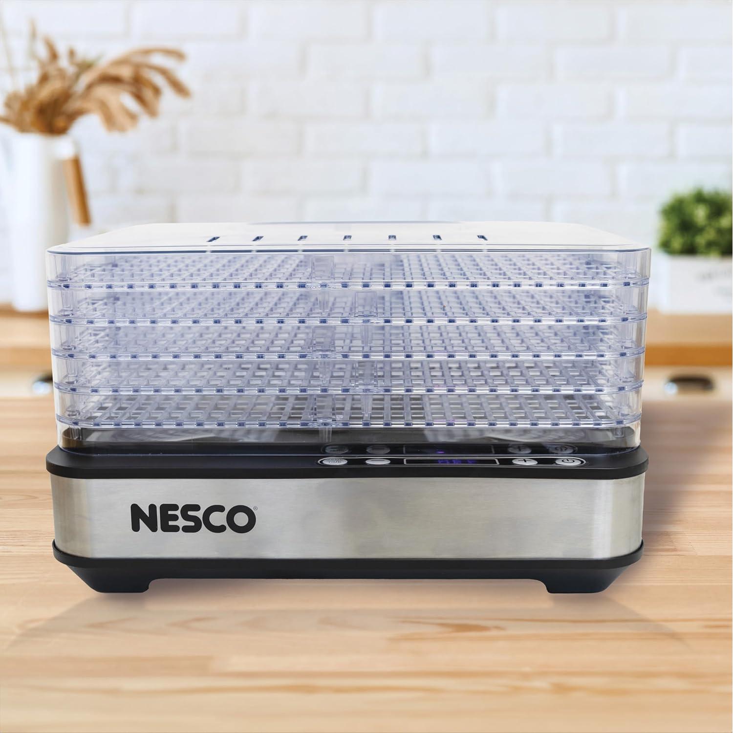Deshidratador de Alimentos NESCO FD-5TC - 5 Bandejas Sin BPA, 420W