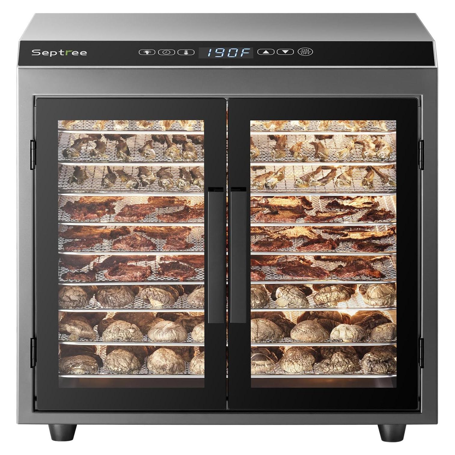 Deshidratador de Alimentos Septree DBC-09B, 9 Bandejas 1000W